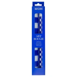 Butlers ART BOUGIE Stabkerze Checker 2er Set- Kerzen