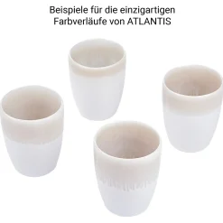 Butlers ATLANTIS Tasse 4er-Set- Tassen & Becher