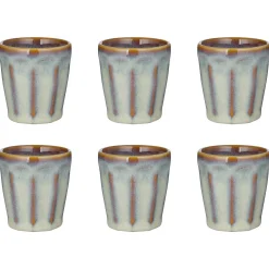 Butlers BERGAMO Espressotasse 6er-Set- Tassen & Becher