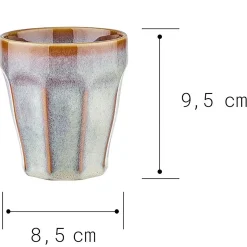 Butlers BERGAMO Kaffeetasse 6er-Set- Tassen & Becher