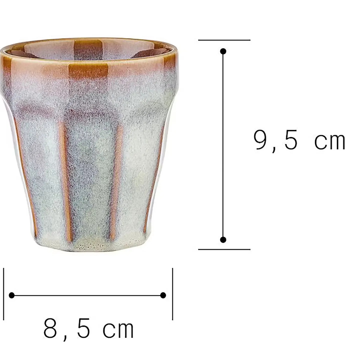Butlers BERGAMO Kaffeetasse 6er-Set- Tassen & Becher