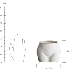 Butlers BOTTY Blumentopf 4er-Set- Blumentöpfe & Übertöpfe