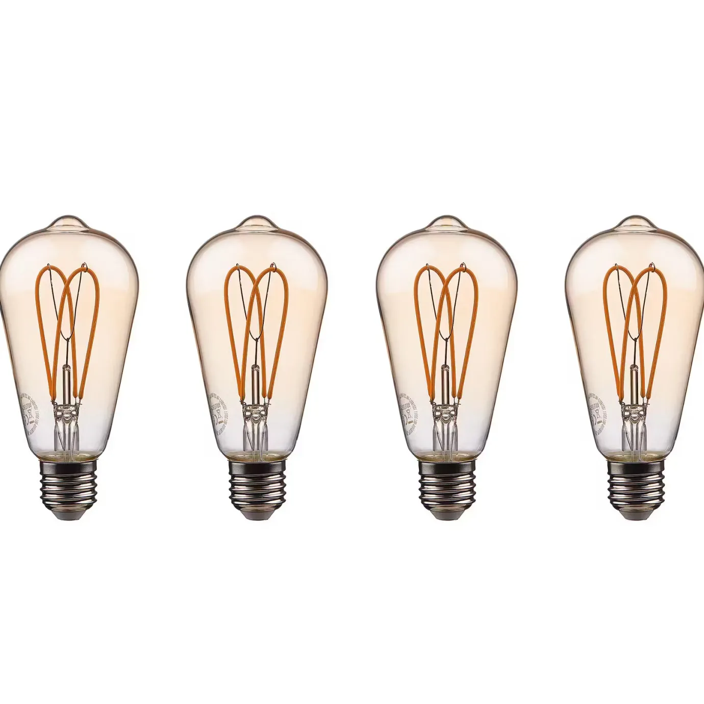 Butlers BRIGHT LIGHT LED-Glühlampe 4er-Set- Led-Leuchtmittel