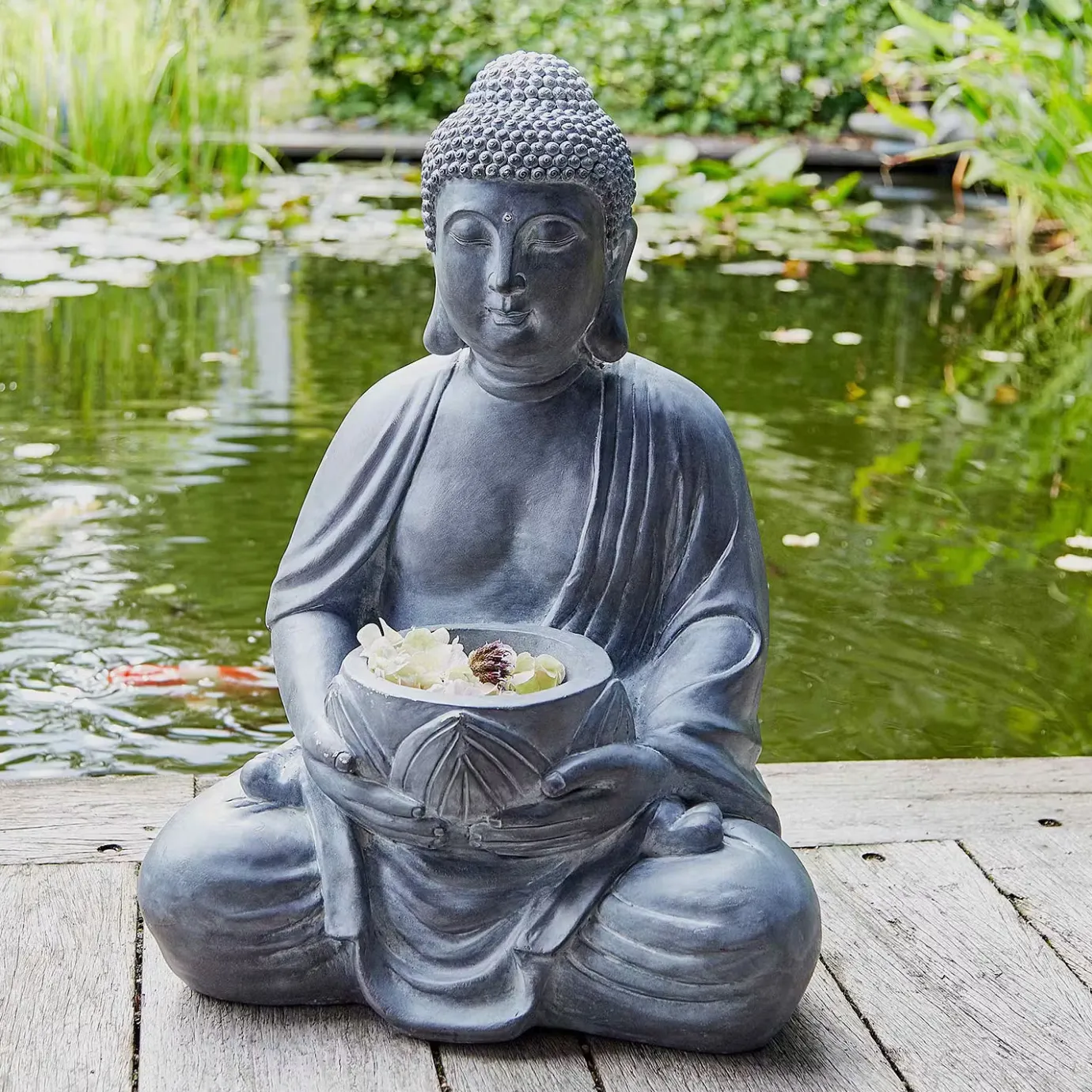 Butlers BUDDHA Kerzenhalter- Kerzenhalter & Kerzenständer