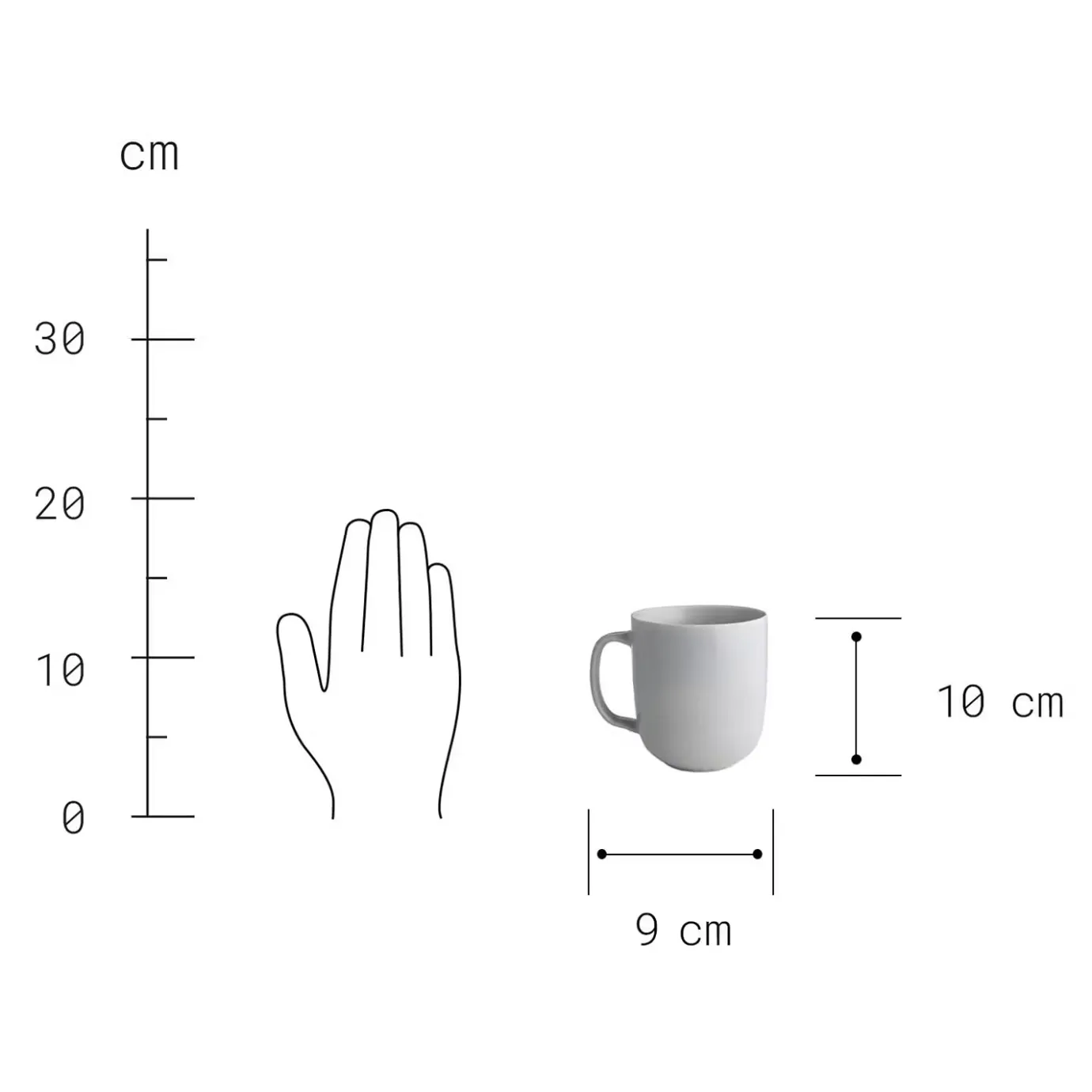 Butlers CASA NOVA Tasse 4er-Set- Tassen & Becher