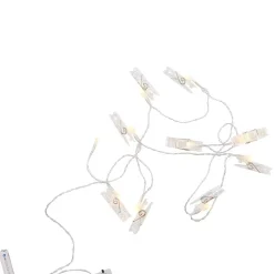 Butlers CLIP ART LED-Lichterkette Klammern- Lichterketten