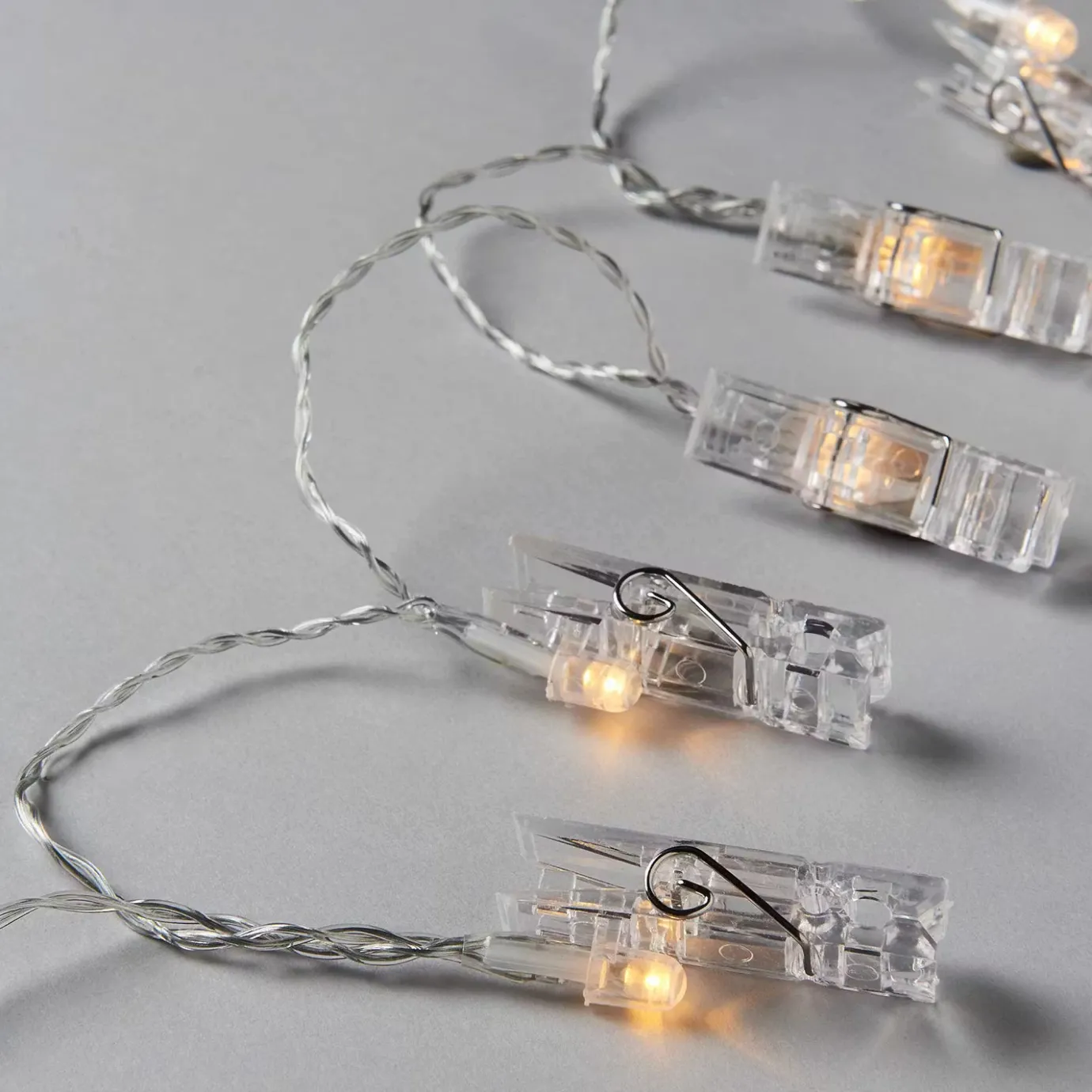 Butlers CLIP ART LED-Lichterkette Klammern- Lichterketten