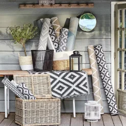 Butlers COLOUR CLASH In-/Outdoorteppich Ethno- Teppiche
