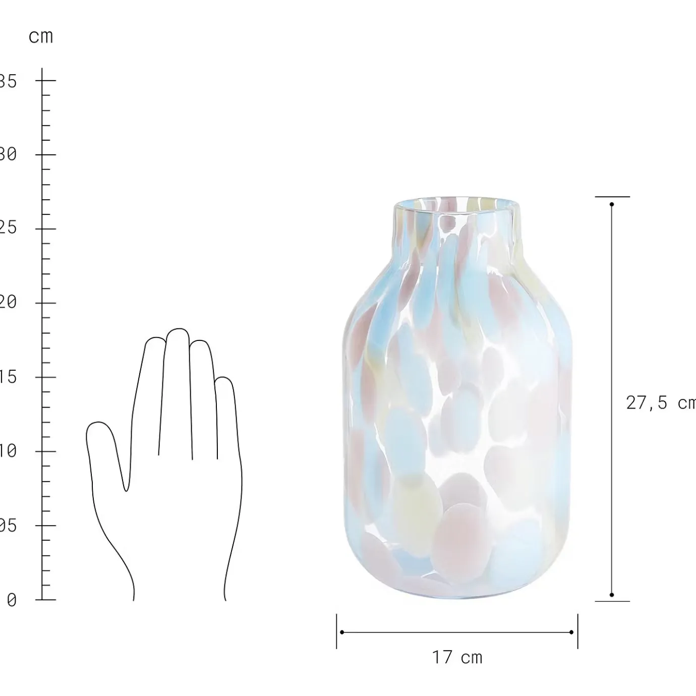 Butlers CONFETTI Vase- Vasen