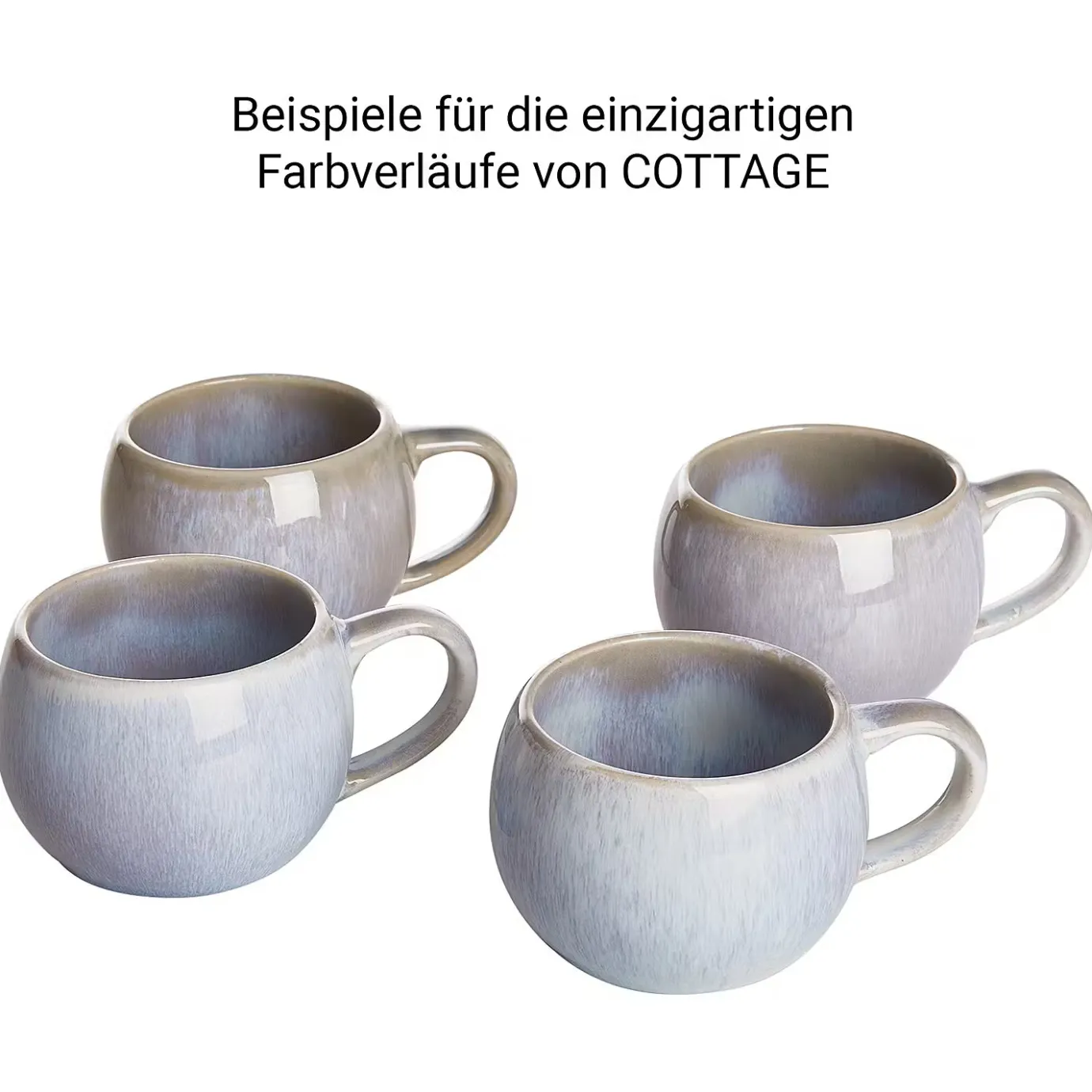 Butlers COTTAGE Espressotasse 6er-Set- Tassen & Becher