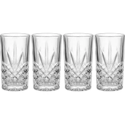 Butlers CRYSTAL CLUB Longdrinkglas 4er-Set- Cocktailgläser