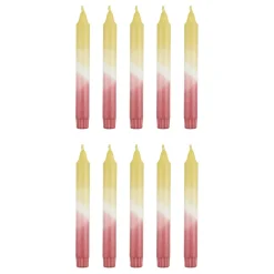 Butlers DIP-DYE Stabkerze 10er-Set- Kerzen