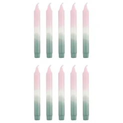 Butlers DIP-DYE Stabkerze 10er-Set- Kerzen