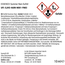 Butlers ESSENCE Duftöl Summer Rain- Raumdüfte|Raumdüfte & Diffuser