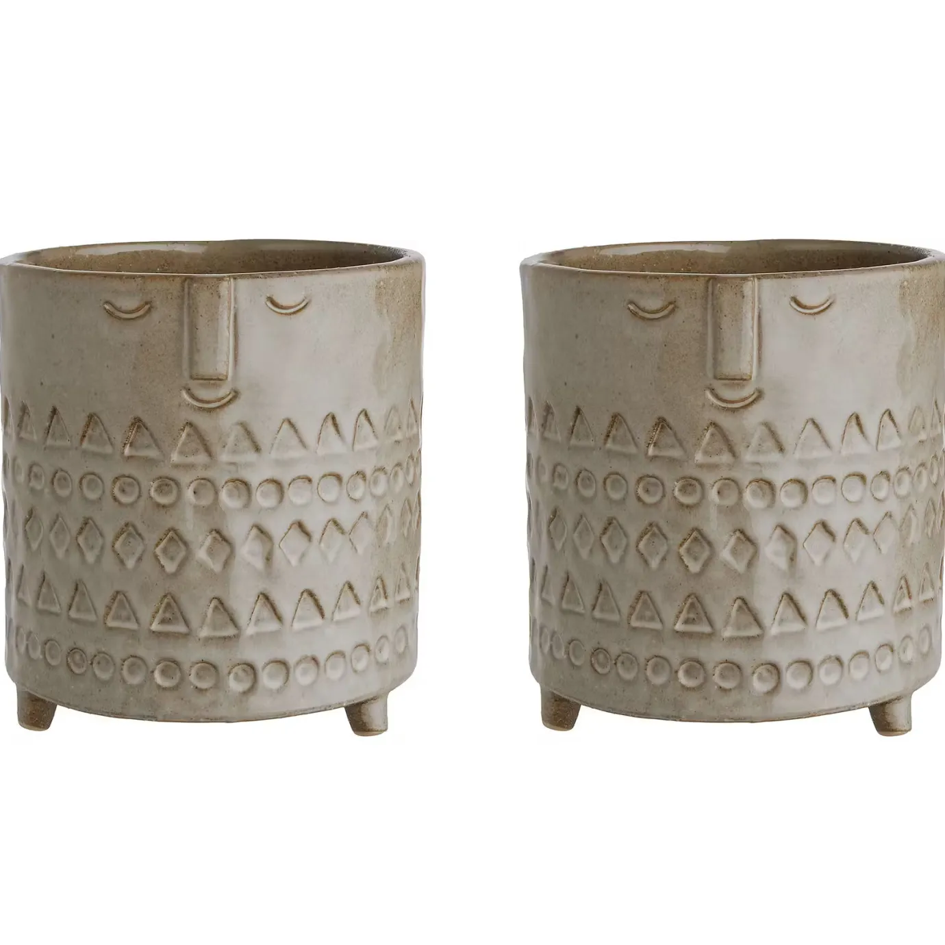 Butlers ETHNO Blumentopf 2er-Set- Blumentöpfe & Übertöpfe