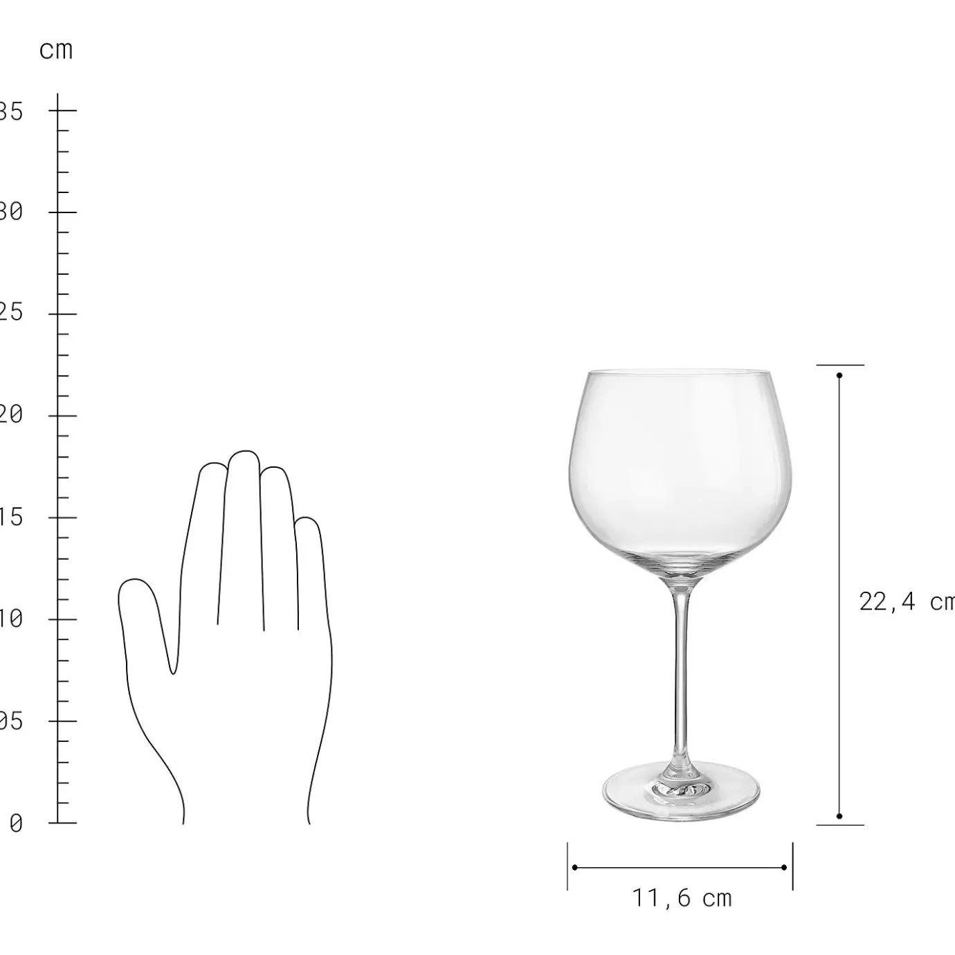 Butlers GIN LOVERS Ginglas 6er-Set- Cocktailgläser