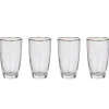 Butlers GOLDEN TWENTIES Londdrinkglas 4er-Set- Cocktailgläser