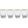 Butlers GOLDEN TWENTIES Wasserglas 4er-Set- Wassergläser