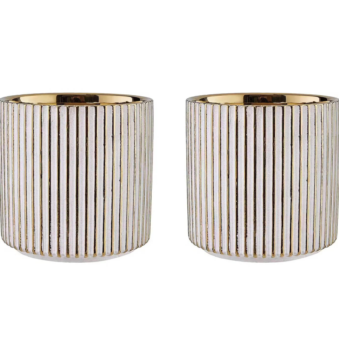 Butlers GOLDIE Blumentopf 2er-Set- Blumentöpfe & Übertöpfe