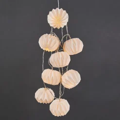 Butlers HANAMI LED Lampions-Lichterkette 6er-Set- Lichterketten