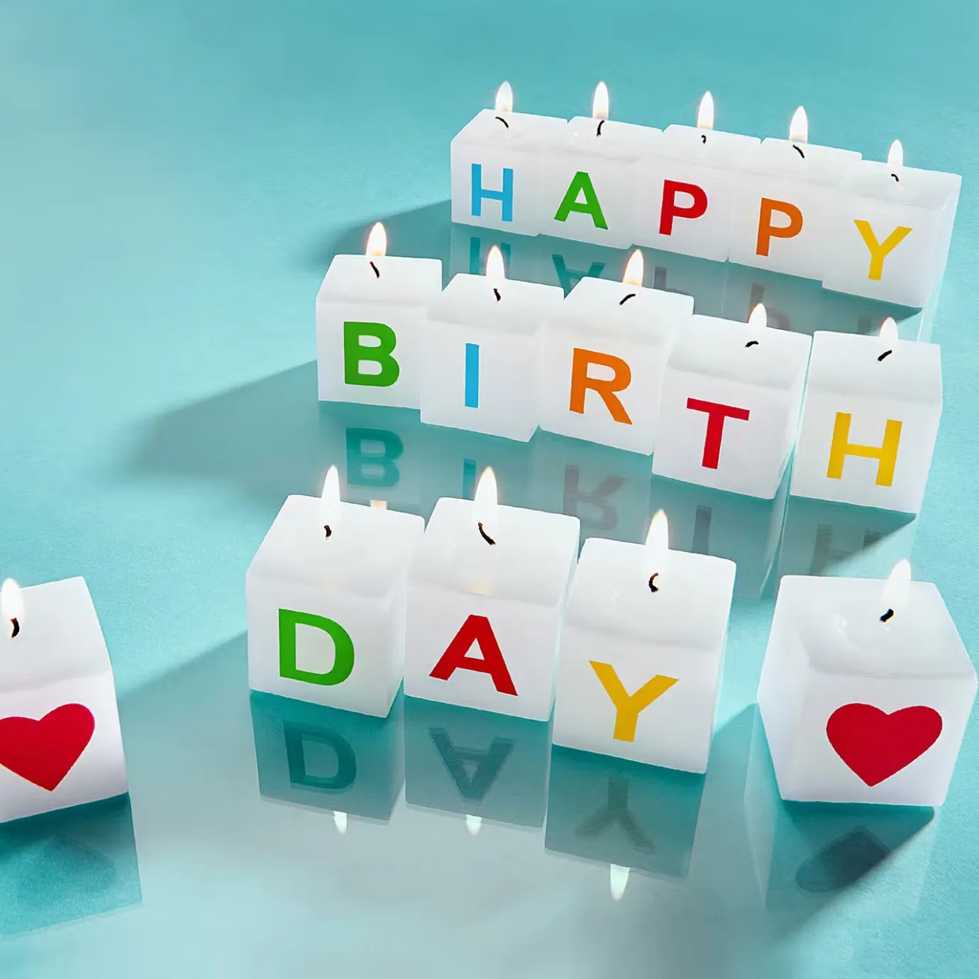 Butlers HAPPY BIRTHDAY Kerzen-Set 6er-Set- Kerzen