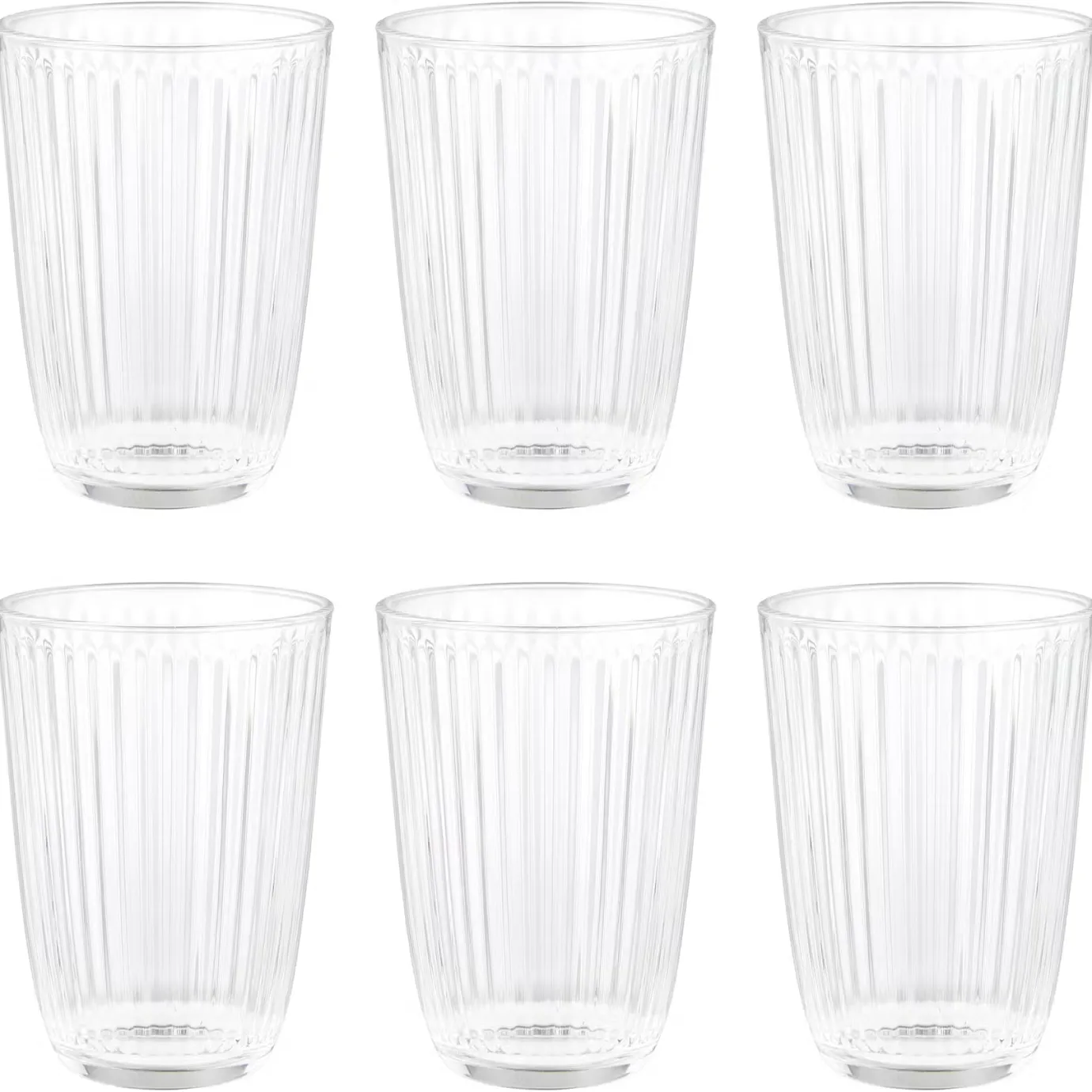 Butlers LINEE Trinkglas 6er-Set- Wassergläser