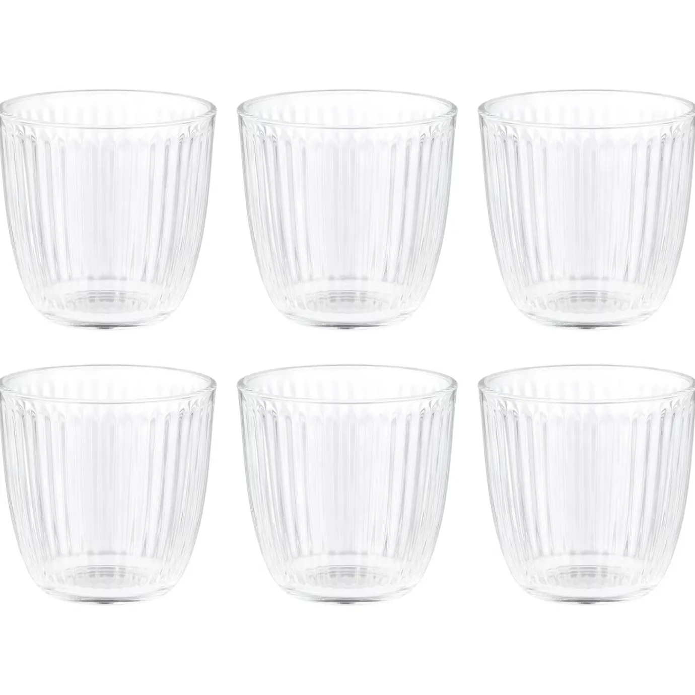 Butlers LINEE Trinkglas 6er-Set- Wassergläser