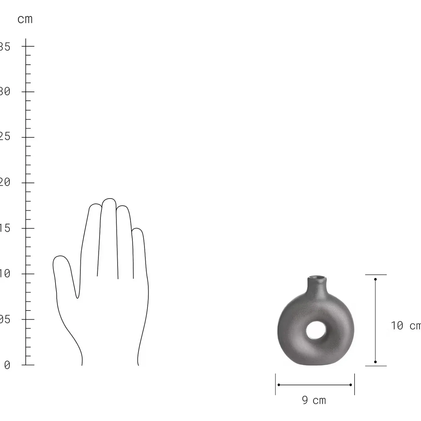 Butlers LOOPY Mini-Vase 6er-Set- Vasen