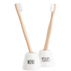Butlers MINE & YOURS Zahnbürstenhalter 6er-Set- Bad-Accessoires