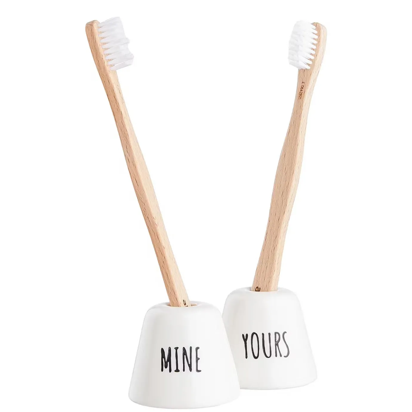 Butlers MINE & YOURS Zahnbürstenhalter 6er-Set- Bad-Accessoires