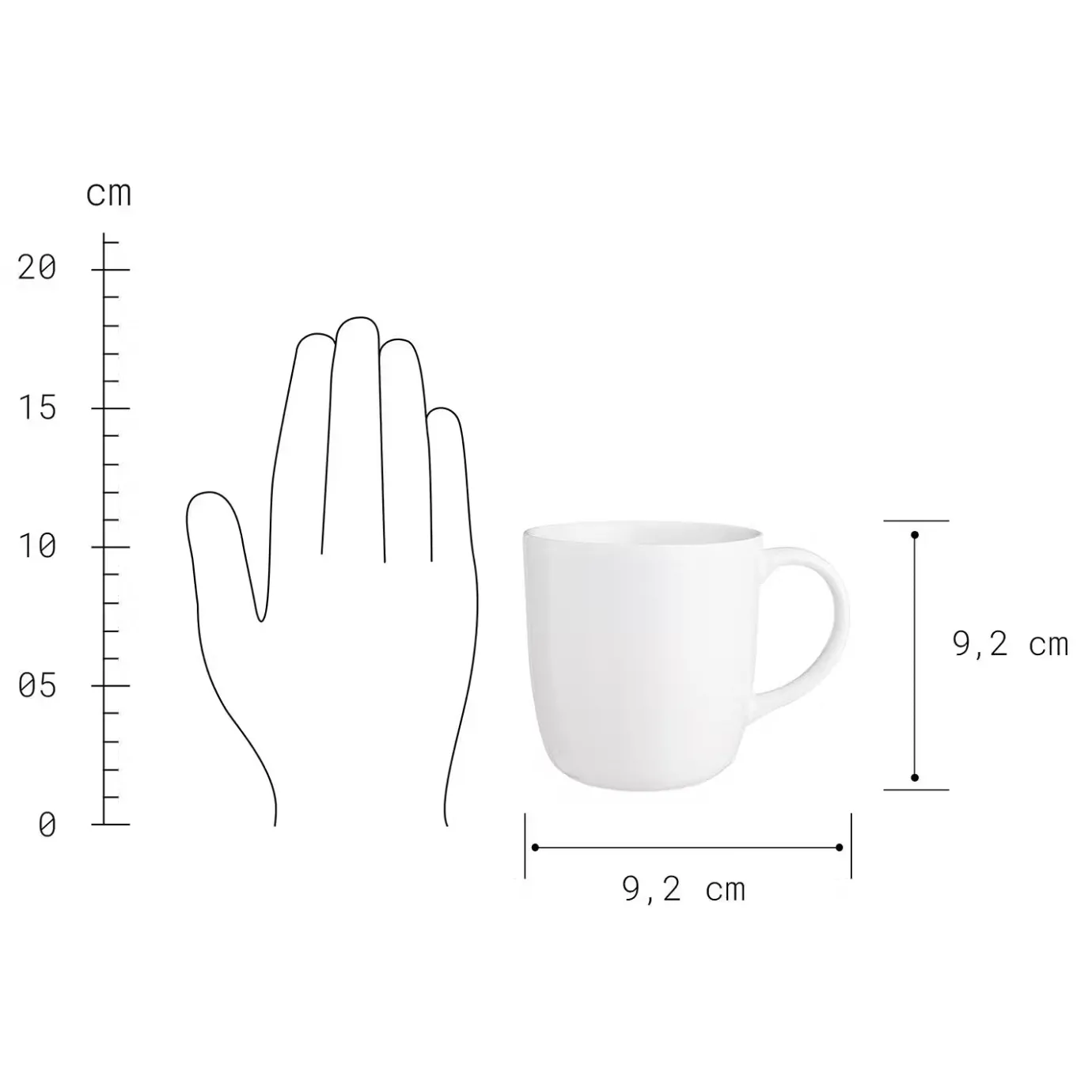Butlers NATIVE Tasse 4er-Set- Tassen & Becher