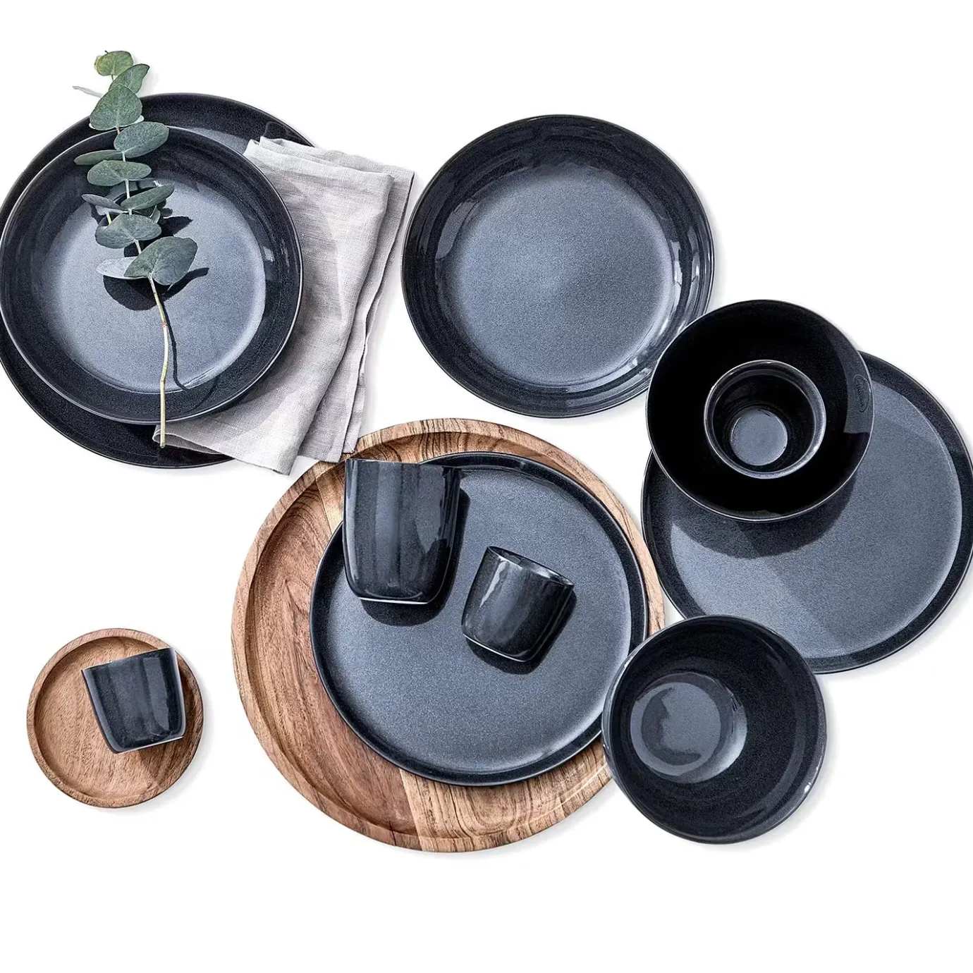 Butlers NATIVE Tiefer Teller 4er-Set- Teller
