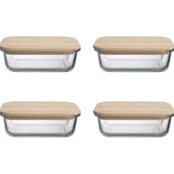 Butlers NATURALS Lunchbox 4er-Set- Aufbewahrungsdosen