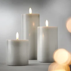 Butlers NORDIC LIGHT LED-Kerzen-Set 4-tlg.- Lichterketten