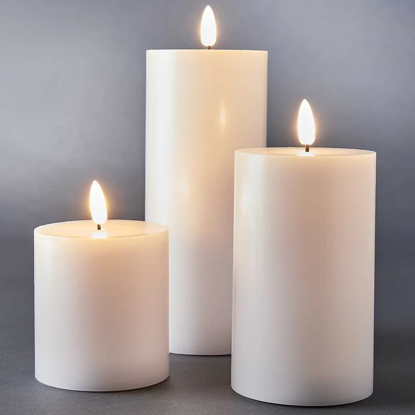 Butlers NORDIC LIGHT LED-Kerzen-Set 4-tlg.- Lichterketten