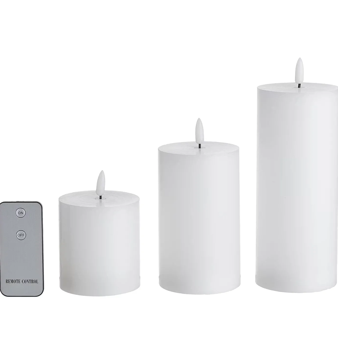 Butlers NORDIC LIGHT LED-Kerzen-Set 4-tlg.- Lichterketten