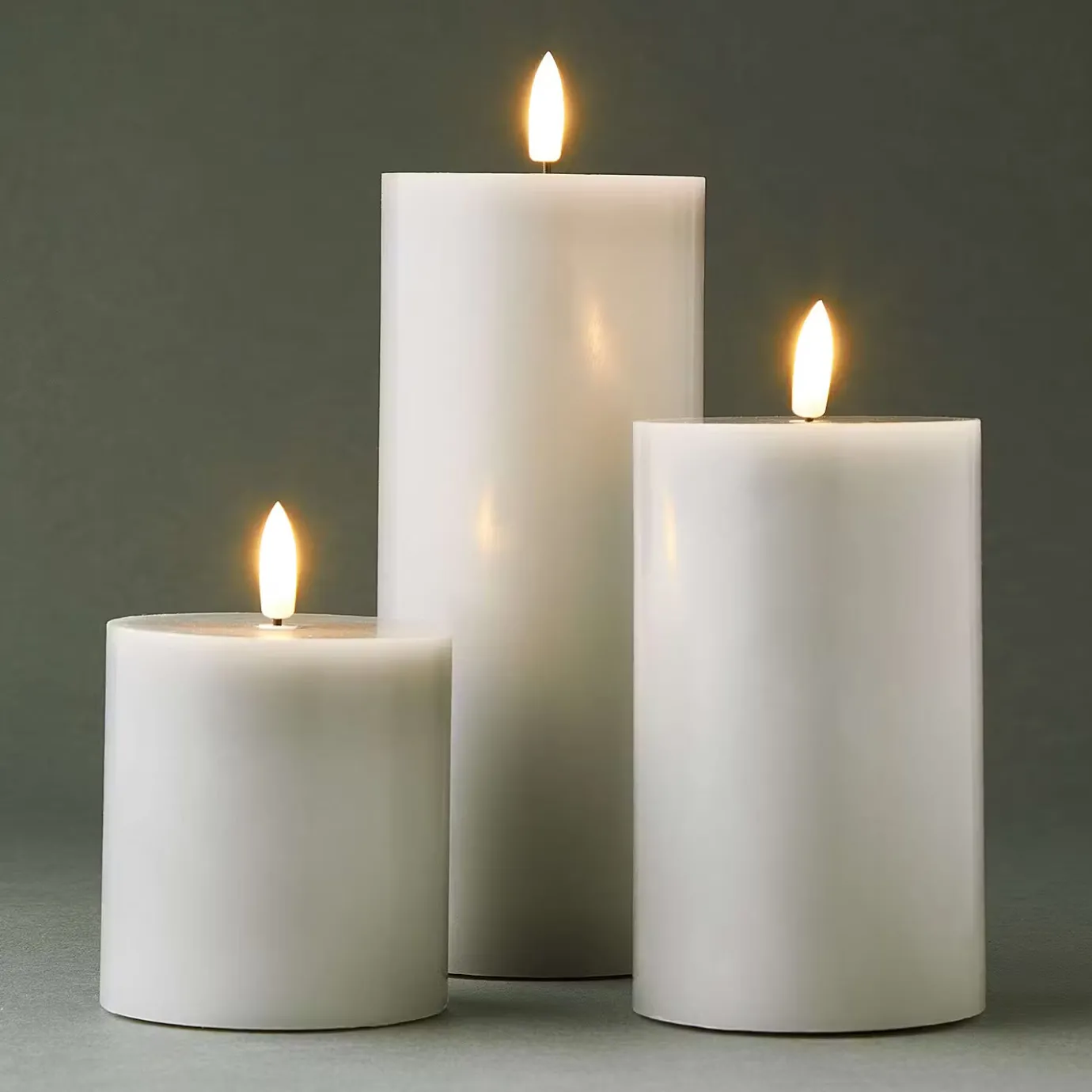 Butlers NORDIC LIGHT LED-Kerzen-Set 4-tlg.- Lichterketten