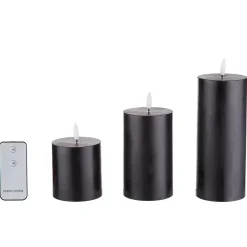 Butlers NORDIC LIGHT LED-Kerzen-Set 4-tlg.- Lichterketten