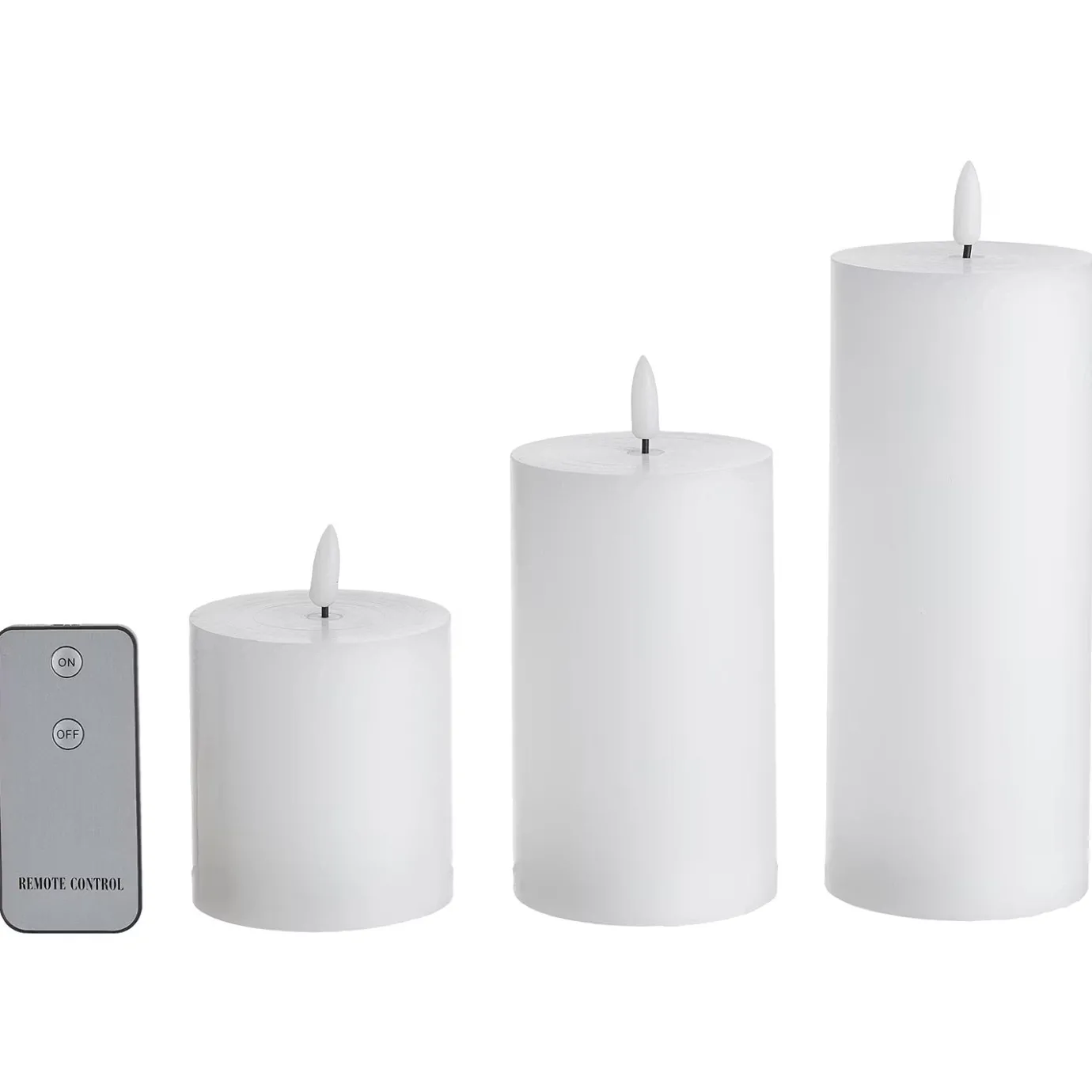 Butlers NORDIC LIGHT LED-Kerzen-Set 4-tlg.- Kerzen