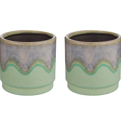 Butlers PAINTED Blumenübertopf 2er-Set- Blumentöpfe & Übertöpfe