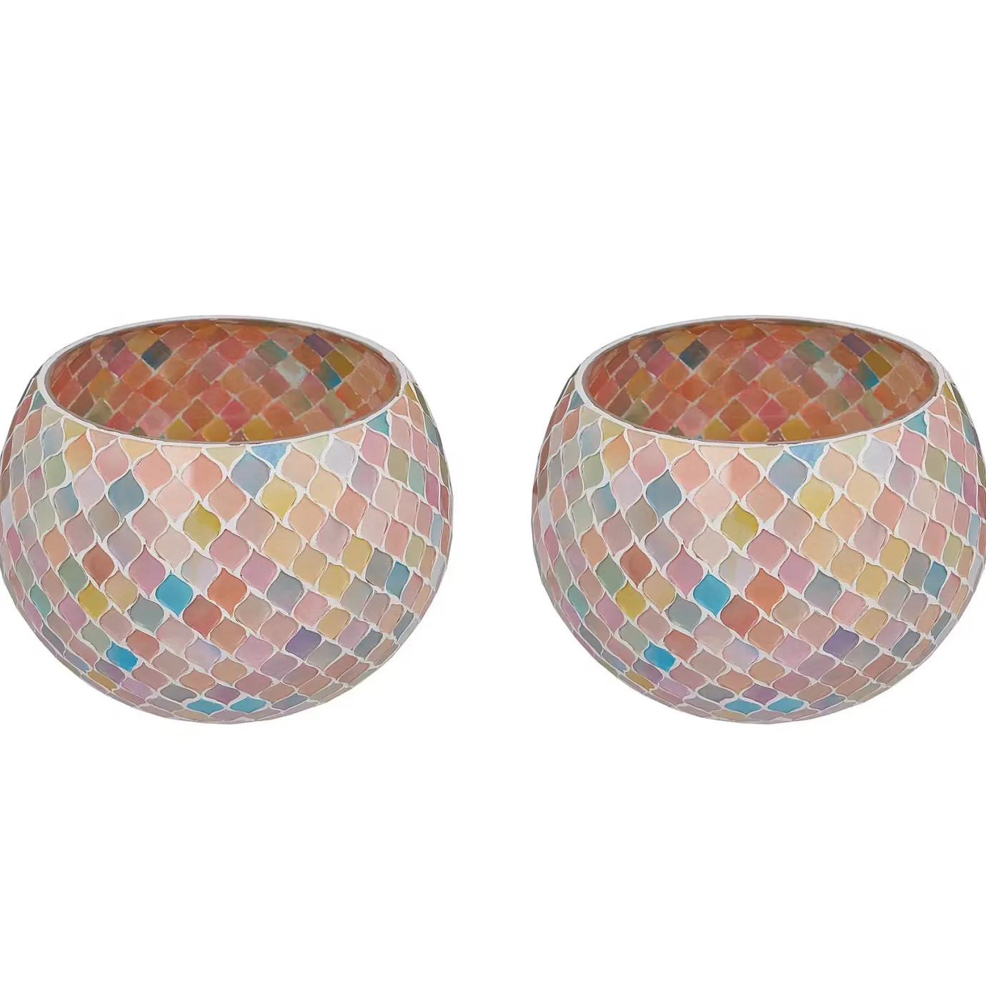 Butlers PASTEL LIGHTS Windlicht 2er-Set- Windlichter|Kerzenhalter & Kerzenständer