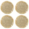 Butlers RAFFIA Platzset 4er-Set- Tischdecken