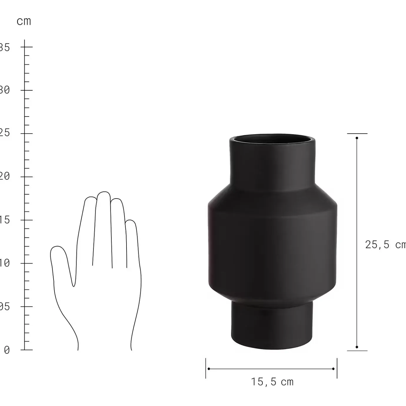 Butlers RUNA Vase- Vasen