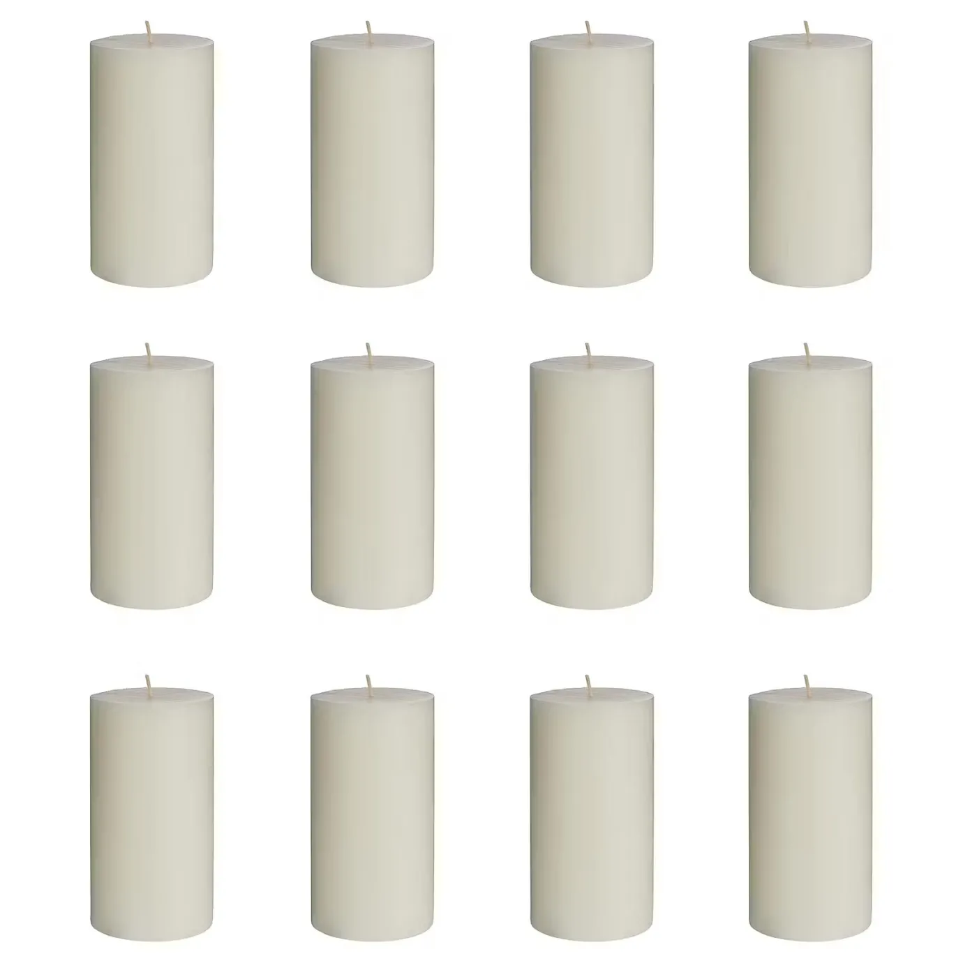 Butlers RUSTIC Stumpenkerze 12er-Set- Kerzen