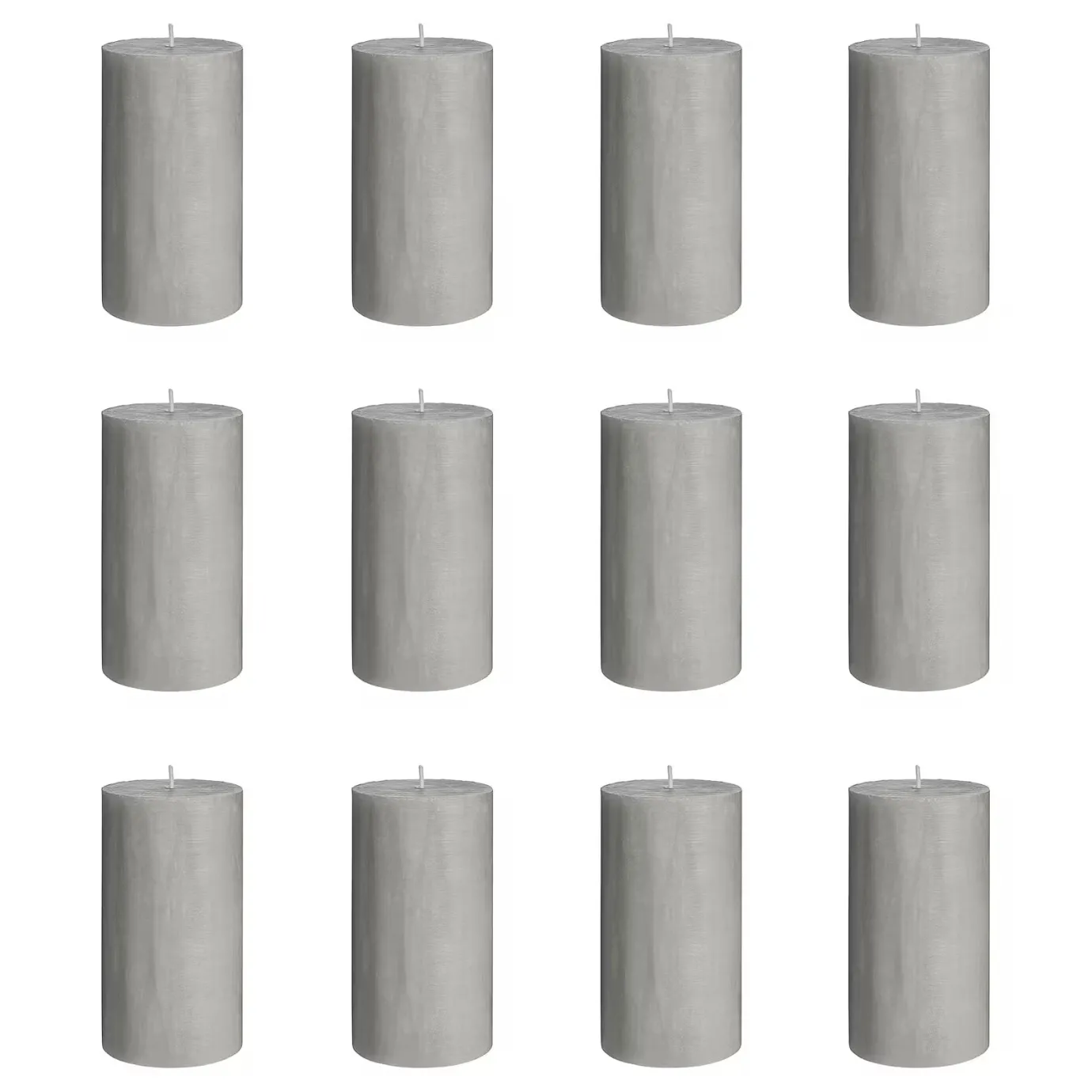Butlers RUSTIC Stumpenkerze 12er-Set- Kerzen