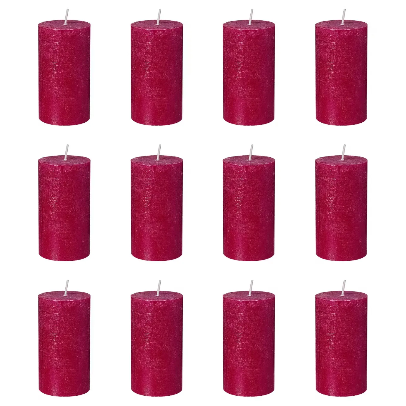 Butlers RUSTIC Stumpenkerze 12er-Set- Kerzen