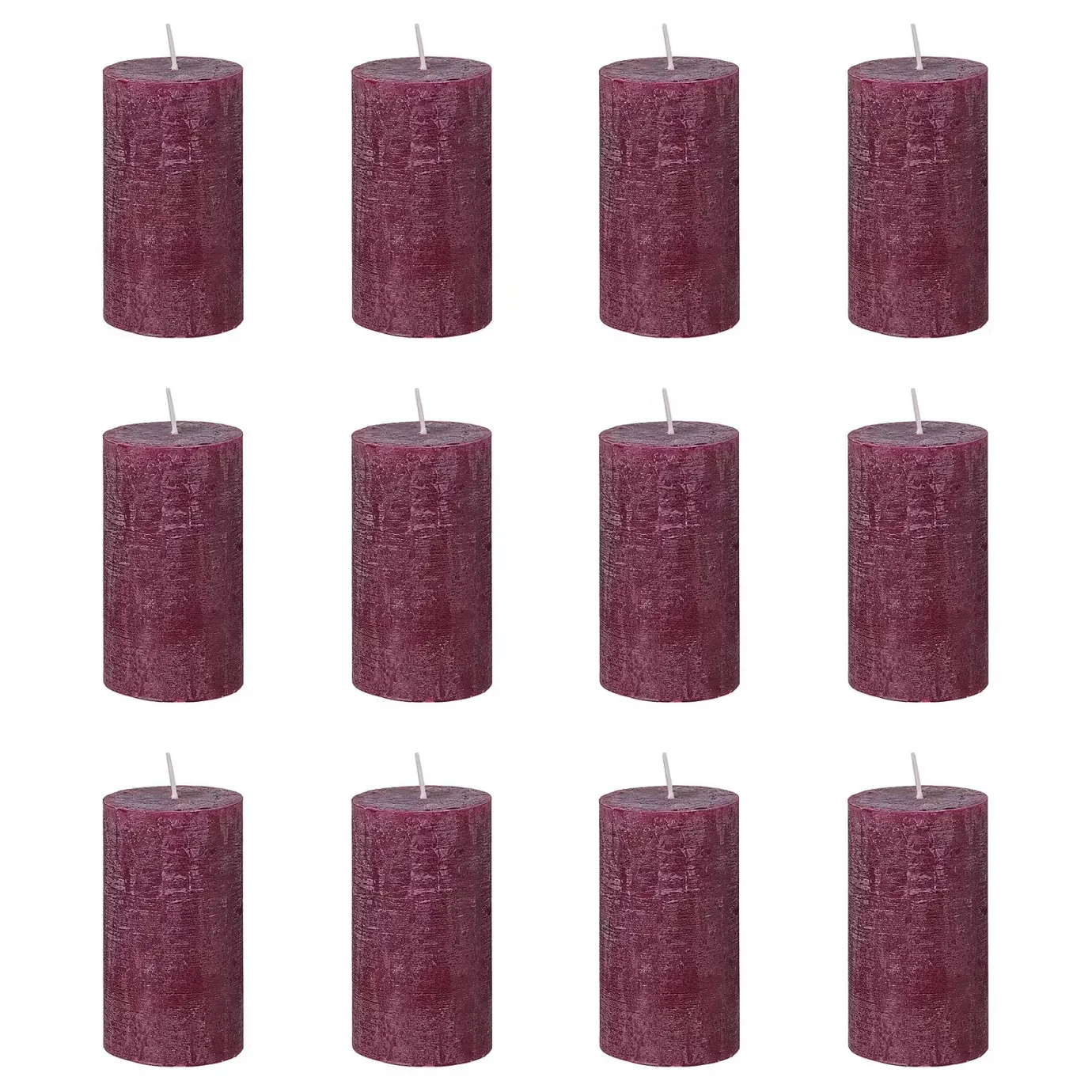 Butlers RUSTIC Stumpenkerze 12er-Set- Kerzen