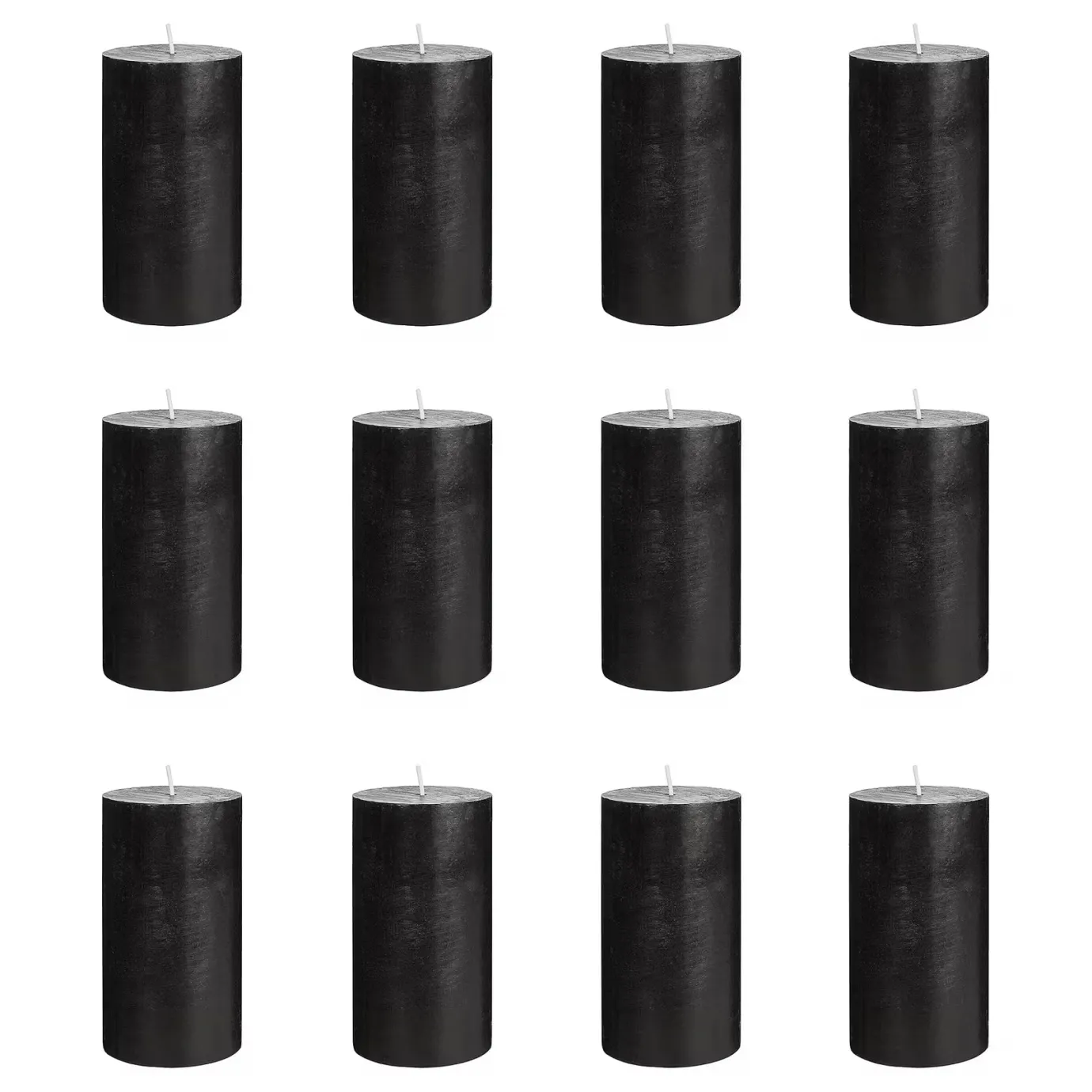 Butlers RUSTIC Stumpenkerze 12er-Set- Kerzen