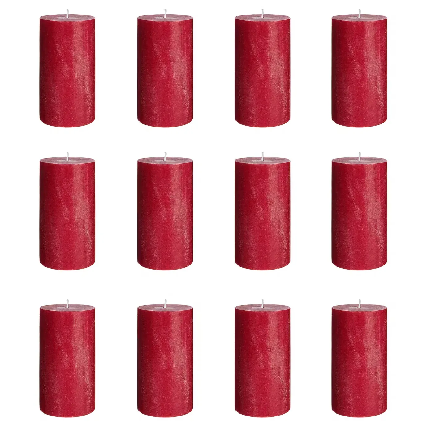 Butlers RUSTIC Stumpenkerze 12er-Set- Kerzen