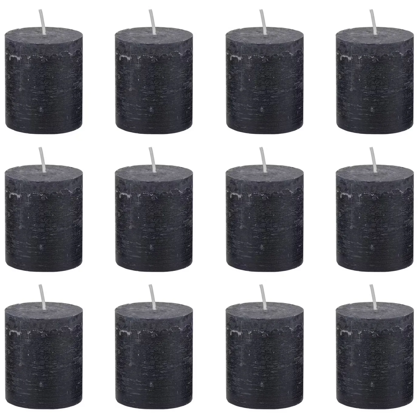 Butlers RUSTIC Stumpenkerze 12er-Set- Kerzen